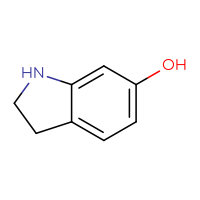 Chemical structure of 2,3-dihydro-1H-indol-6-ol - CSSB00000105185