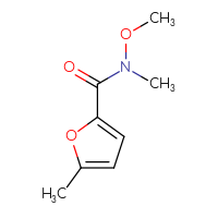 Chemical structure of N-methoxy-N,5-dimethylfuran-2-carboxamide - CSSB00000174325