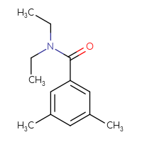 Chemical structure of N,N-diethyl-3,5-dimethylbenzamide - CSSB00000158763