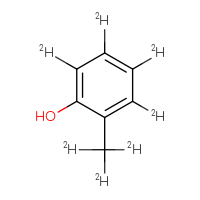 Chemical structure of 2-(²H₃)methyl(²H₄)phenol - CSSB00015210839