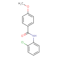Chemical structure of N-(2-chlorophenyl)-4-methoxybenzamide - CSSB00027986346