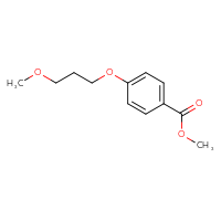 Chemical structure of methyl 4-(3-methoxypropoxy)benzoate - CSSB00011326597