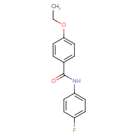 Chemical structure of 4-ethoxy-N-(4-fluorophenyl)benzamide - CSSB00046164483