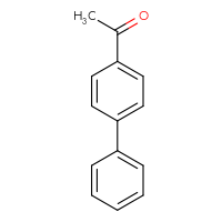 Chemical structure of 1-{[1,1'-biphenyl]-4-yl}ethan-1-one - CSSB00000204578