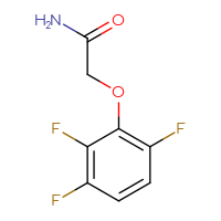 Chemical structure of 2-(2,3,6-trifluorophenoxy)acetamide - CSSB14999574209