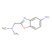Chemical structure of 2-[(dimethylamino)methyl]-1,3-benzoxazol-5-amine - CSSB00000686870