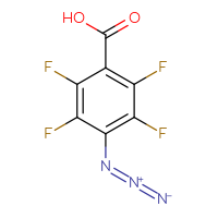 Chemical structure of 4-azido-2,3,5,6-tetrafluorobenzoic acid - CSSB00000049142