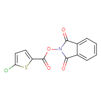 Chemical structure of 1,3-dioxo-2,3-dihydro-1H-isoindol-2-yl 5-chlorothiophene-2-carboxylate - CSSB00113613987