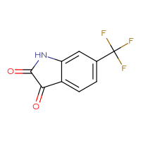 Chemical structure of 6-(trifluoromethyl)-2,3-dihydro-1H-indole-2,3-dione - CSSB00010195544
