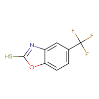 Chemical structure of 5-(trifluoromethyl)-1,3-benzoxazole-2-thiol - CSSB00012875029