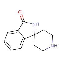Chemical structure of 2,3-dihydrospiro[isoindole-1,4'-piperidin]-3-one - CSSB00010025888