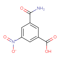 Chemical structure of 3-carbamoyl-5-nitrobenzoic acid - CSSB00000731632