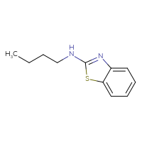 Chemical structure of N-butyl-1,3-benzothiazol-2-amine - CSSB00000178370