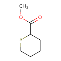 Chemical structure of methyl thiane-2-carboxylate - CSSB00000699072