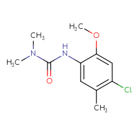 Chemical structure of 1-(4-chloro-2-methoxy-5-methylphenyl)-3,3-dimethylurea - CSSB00000283594