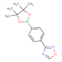 Chemical structure of 3-[4-(4,4,5,5-tetramethyl-1,3,2-dioxaborolan-2-yl)phenyl]-1,2,4-oxadiazole - CSSB00000729379