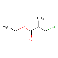 Chemical structure of ethyl 3-chloro-2-methylpropanoate - CSSB00011995751