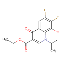 Chemical structure of ethyl 6,7-difluoro-2-methyl-10-oxo-4-oxa-1-azatricyclo[7.3.1.0⁵,¹³]trideca-5(13),6,8,11-tetraene-11-carboxylate - CSSB00028083878
