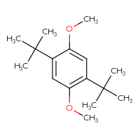 Chemical structure of 1,4-di-tert-butyl-2,5-dimethoxybenzene - CSSB00016989414