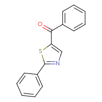 Chemical structure of 5-benzoyl-2-phenyl-1,3-thiazole - CSSB00025732651