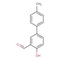 Chemical structure of 4-hydroxy-4'-methyl-[1,1'-biphenyl]-3-carbaldehyde - CSSB00000051051