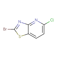 Chemical structure of 2-bromo-5-chloro-[1,3]thiazolo[4,5-b]pyridine - CSSB00010184060