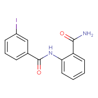 Chemical structure of 2-(3-iodobenzamido)benzamide - CSSB00000595879