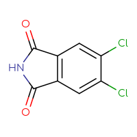 Chemical structure of 5,6-dichloro-2,3-dihydro-1H-isoindole-1,3-dione - CSSB00000183431
