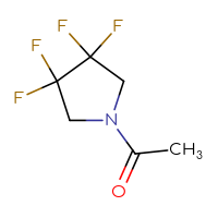 Chemical structure of 1-(3,3,4,4-tetrafluoropyrrolidin-1-yl)ethan-1-one - CSSB00015267953
