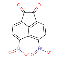 Chemical structure of 5,6-dinitro-1,2-dihydroacenaphthylene-1,2-dione - CSSB00020670531