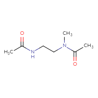 Chemical structure of N-[2-(N-methylacetamido)ethyl]acetamide - CSSB00016235674