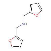 Chemical structure of bis[(furan-2-yl)methyl]amine - CSSB00000185195
