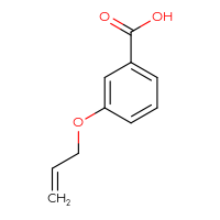Chemical structure of 3-(prop-2-en-1-yloxy)benzoic acid - CSSB00000217307