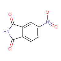 Chemical structure of 5-nitro-2,3-dihydro-1H-isoindole-1,3-dione - CSSB00000182357