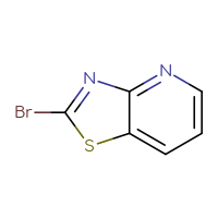 Chemical structure of 2-bromo-[1,3]thiazolo[4,5-b]pyridine - CSSB00010184055
