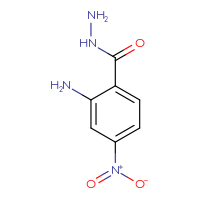 Chemical structure of 2-amino-4-nitrobenzohydrazide - CSSB00036540098