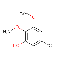 Chemical structure of 2,3-dimethoxy-5-methylphenol - CSSB00000073597