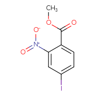 Chemical structure of methyl 4-iodo-2-nitrobenzoate - CSSB00012351514