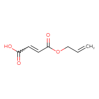 Chemical structure of 4-oxo-4-(prop-2-en-1-yloxy)but-2-enoic acid - CSSB00021943461
