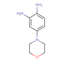 Chemical structure of 4-(morpholin-4-yl)benzene-1,2-diamine - CSSB00012186145