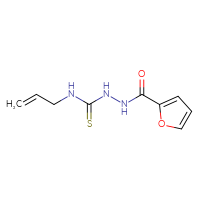Chemical structure of N-{[(prop-2-en-1-yl)carbamothioyl]amino}furan-2-carboxamide - CSSB00000003229