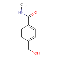 Chemical structure of 4-(hydroxymethyl)-N-methylbenzamide - CSSB00000159720