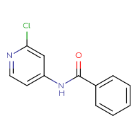 Chemical structure of N-(2-chloropyridin-4-yl)benzamide - CSSB00006447931
