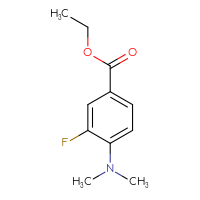 Chemical structure of ethyl 4-(dimethylamino)-3-fluorobenzoate - CSSB01991822430