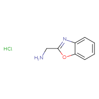 Chemical structure of 1-(1,3-benzoxazol-2-yl)methanamine hydrochloride - CSSB00000733820