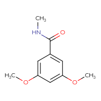 Chemical structure of 3,5-dimethoxy-N-methylbenzamide - CSSB00000159873