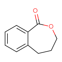 Chemical structure of 1,3,4,5-tetrahydro-2-benzoxepin-1-one - CSSB00009845798