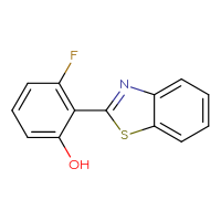 Chemical structure of 2-(1,3-benzothiazol-2-yl)-3-fluorophenol - CSSB00004794530