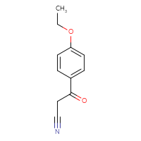 Chemical structure of 3-(4-ethoxyphenyl)-3-oxopropanenitrile - CSSB00011225194
