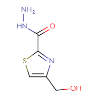 Chemical structure of 4-(hydroxymethyl)-1,3-thiazole-2-carbohydrazide - CSSB00011881695